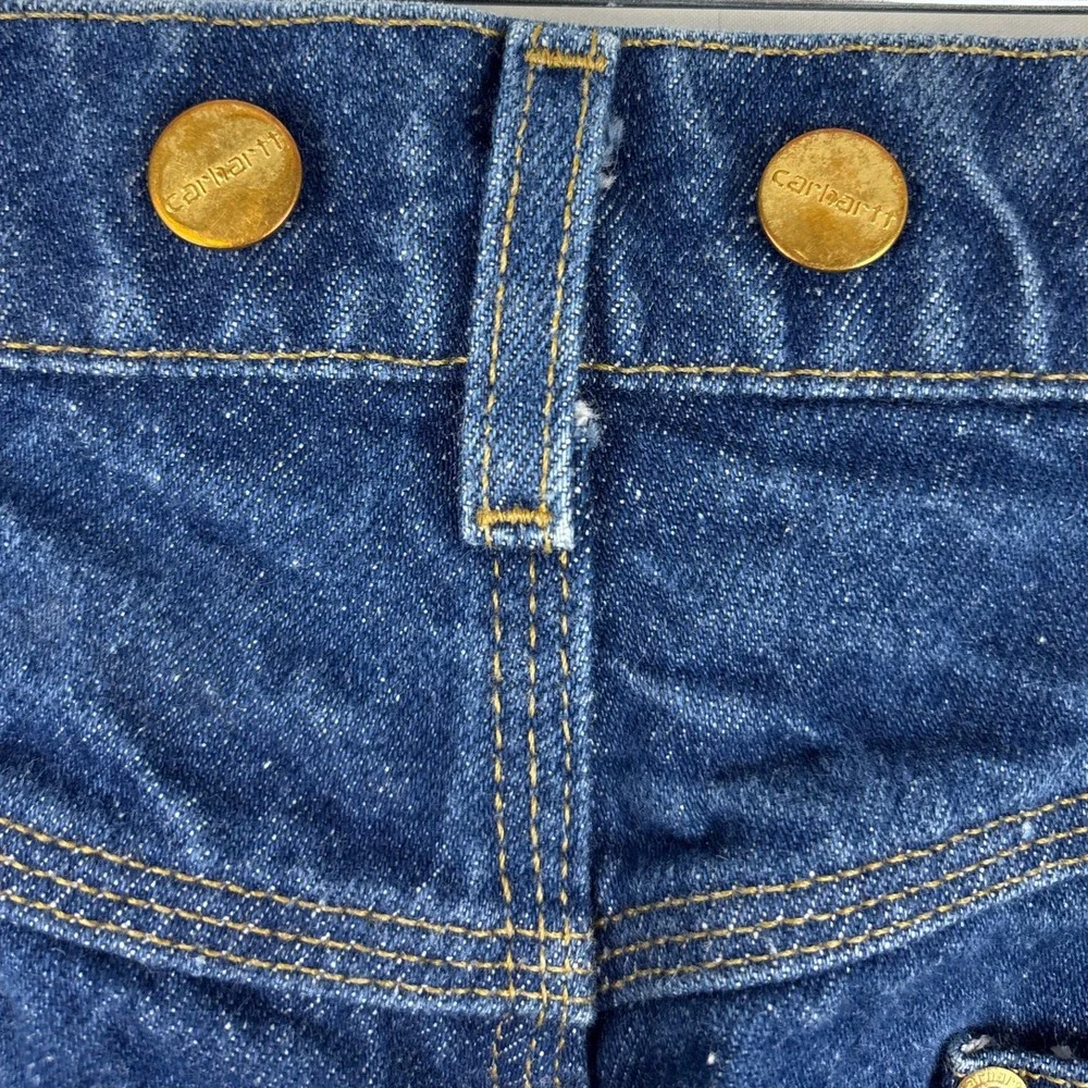 Carhartt Vintage Y2K Carpenter Jeans 36x32 Suspender Buttons Workwear Streetwear